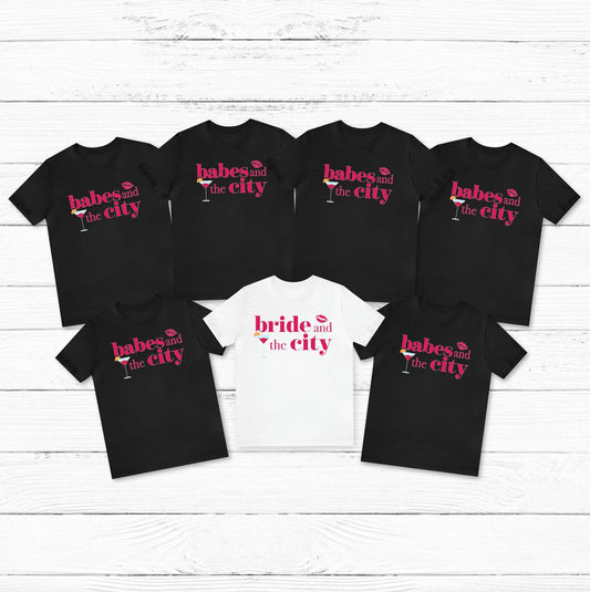 Bride and the City Bachelorette Shirts