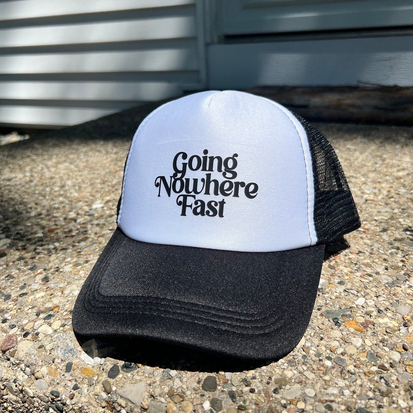 Going Nowhere Fast Custom Trucker Hat