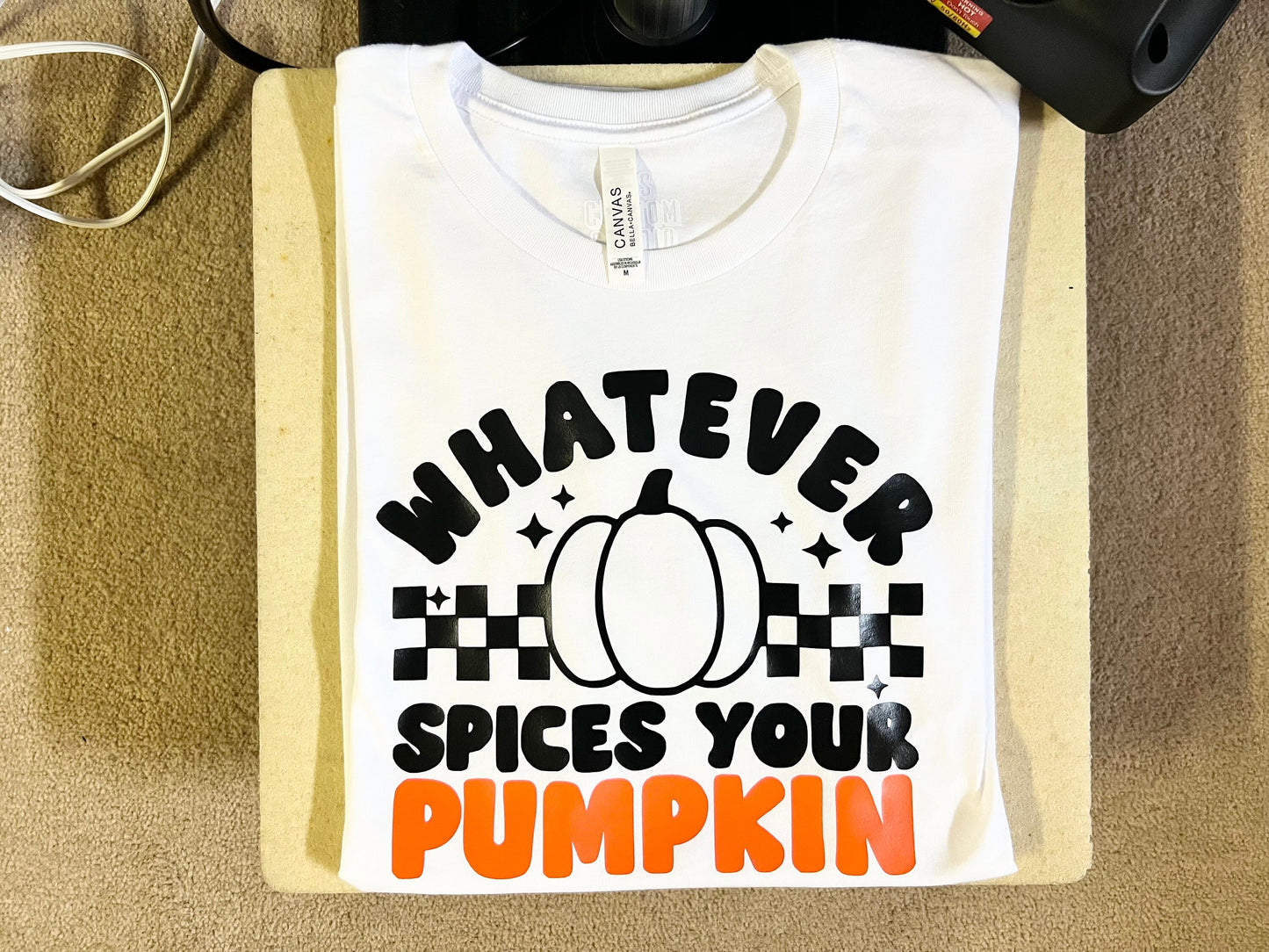 Whatever Spices Your Pumpkin, Cute Halloween Apparel, Pumpkin Shirt, Fall Sweatshirt Pumpkin Spice Shirt, Fall Shirts for Women