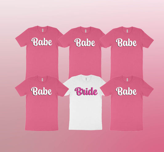 Bride Babes Bachelorette Shirts