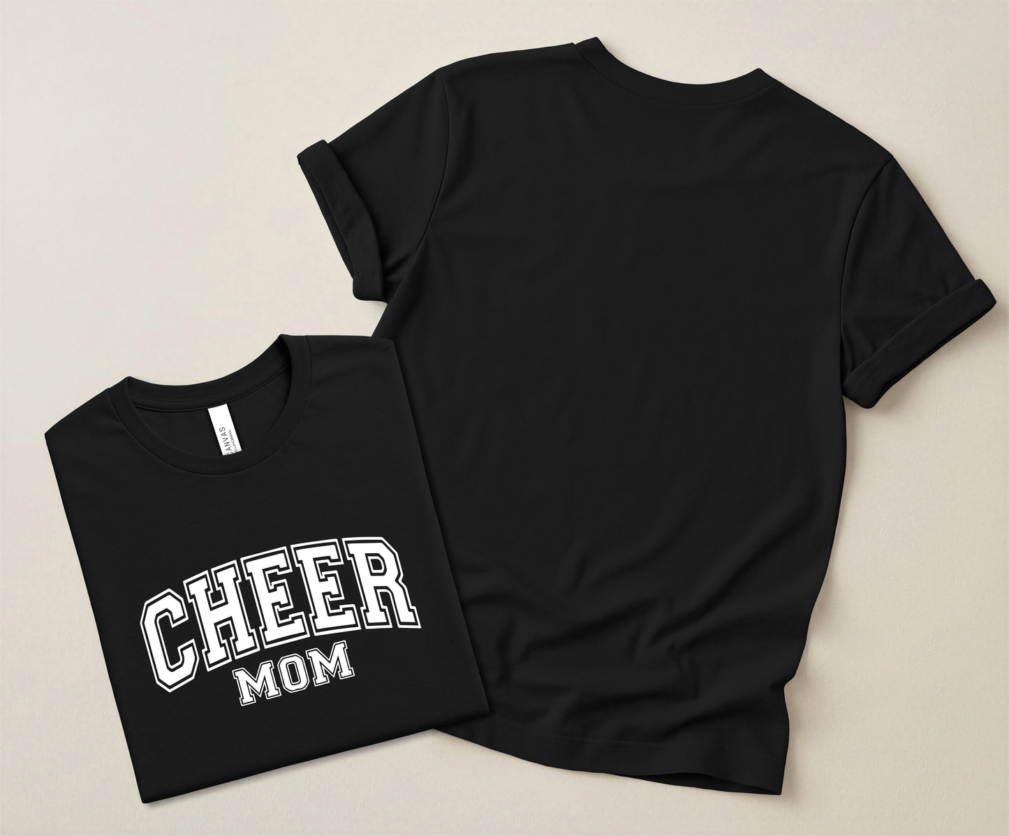 Cheer Mom Varsity T-Shirt – Cheer Team Spirit Wear Tee
