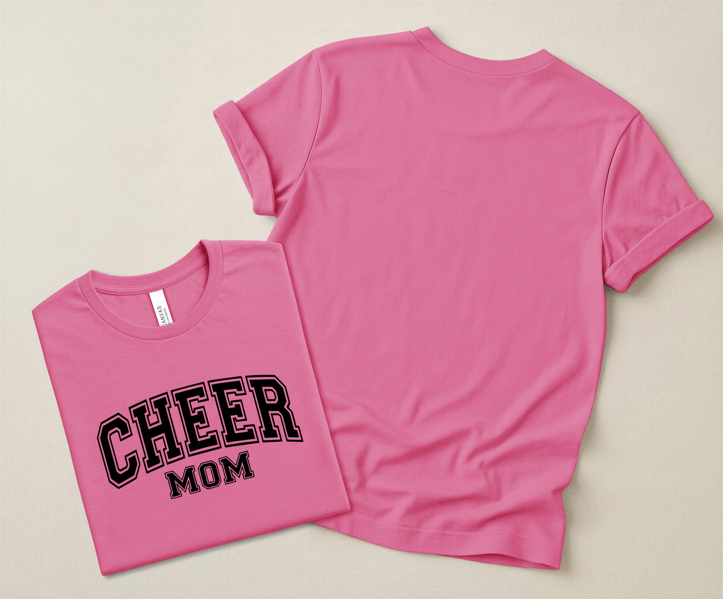 Cheer Mom Varsity T-Shirt – Cheer Team Spirit Wear Tee