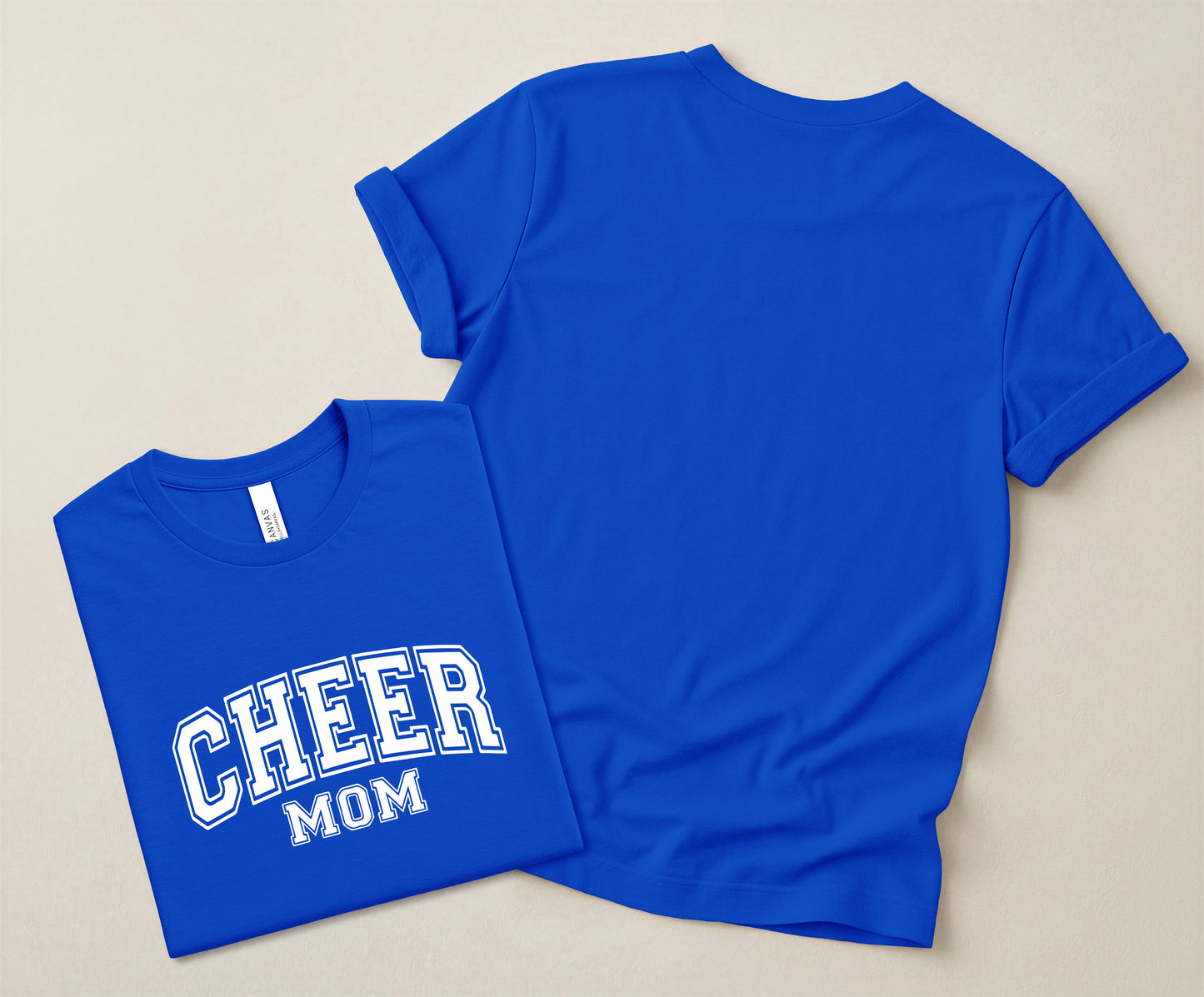 Cheer Mom Varsity T-Shirt – Cheer Team Spirit Wear Tee