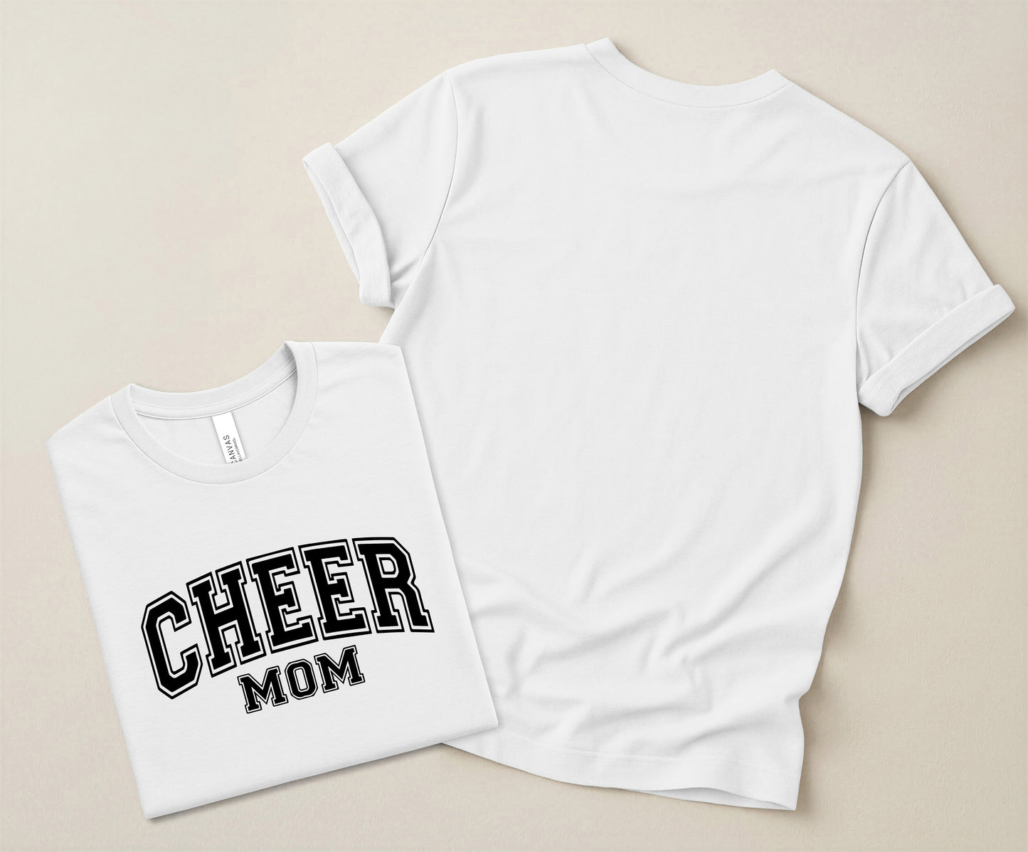Cheer Mom Varsity T-Shirt – Cheer Team Spirit Wear Tee