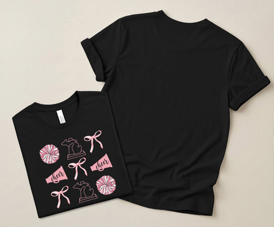 Pink Cheer Champion T-Shirt – Cheer Team Spirit Wear Tee