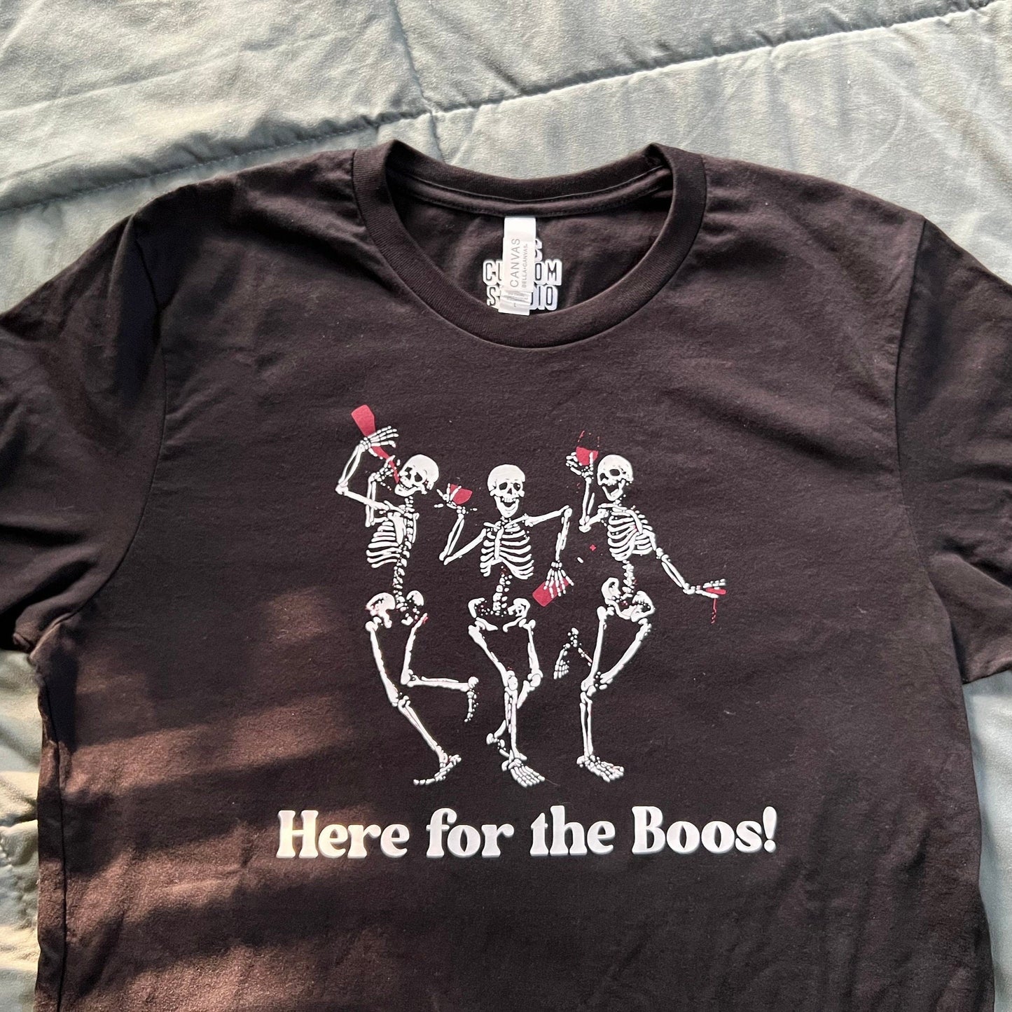 Here for the Boos Skeleton Shirt