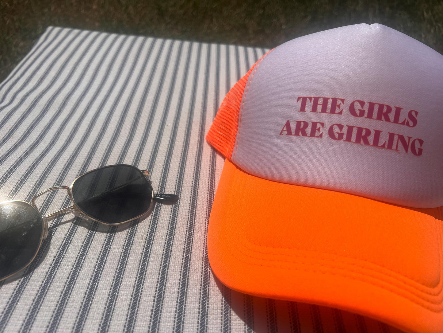 The Girls are Girling Custom Trucker Hat, Cute Hats, Trendy Trucker Hats, Custom Hats