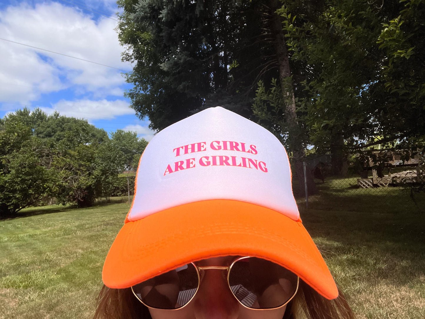 The Girls are Girling Custom Trucker Hat, Cute Hats, Trendy Trucker Hats, Custom Hats