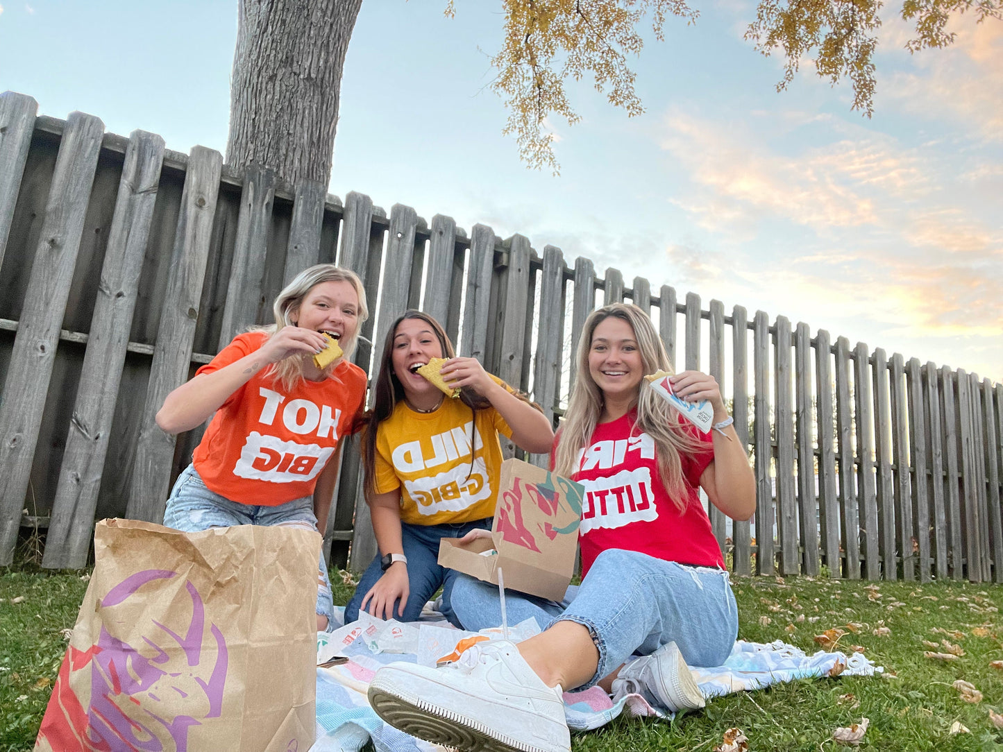 Taco Bell Inspired Big Little Shirts, Big Little Sorority Reveal Shirts, Sauce Inspired Reveal, Taco Bell Tshirts