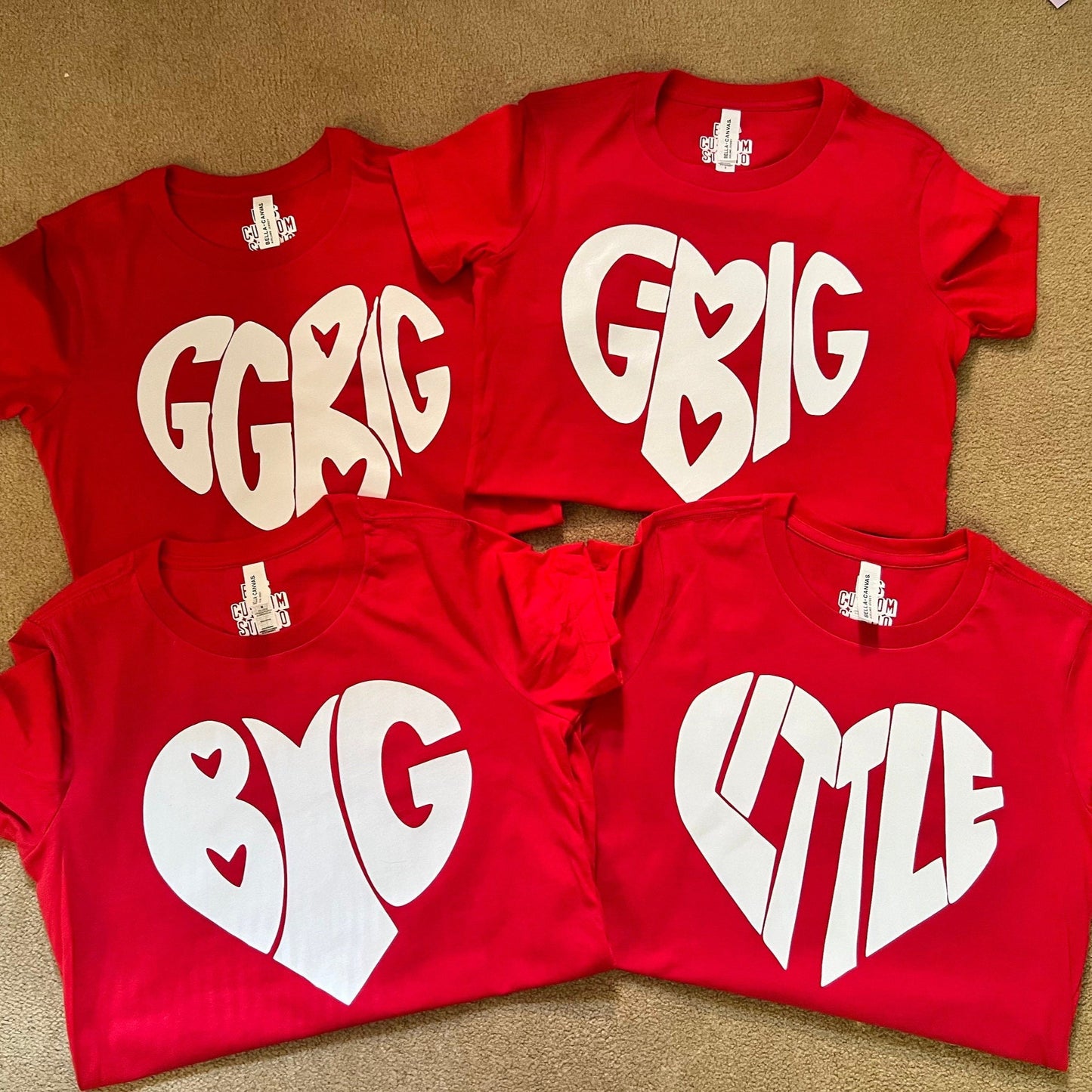 Lover Inspired Big Little Shirts, Heart Reveal Shirts, Big Little Reveal Tshirt