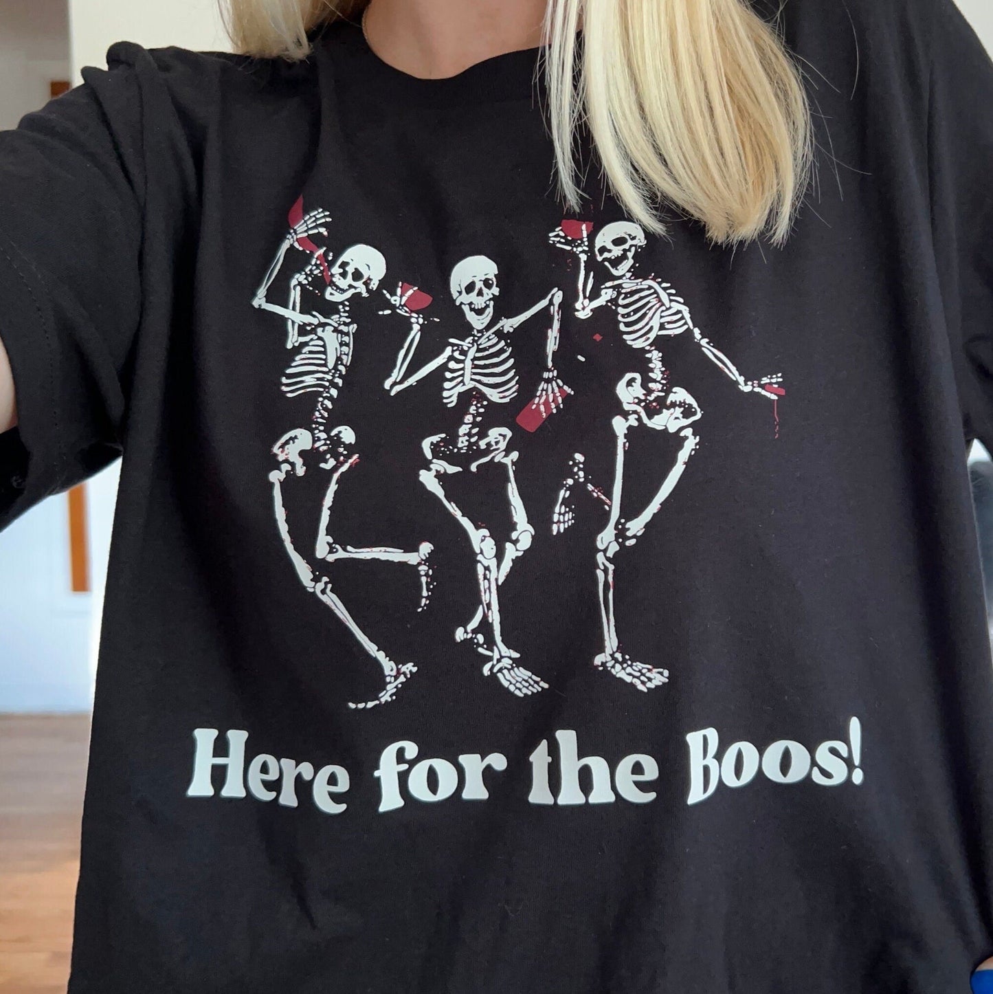 Here for the Boos Skeleton Shirt